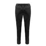 Reagan Leather Jogger - Jet Black
