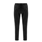 Reagan Leather Jogger - Jet Black