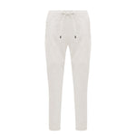 Reagan Leather Jogger - Milk