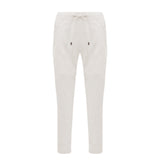 Reagan Leather Jogger - Milk
