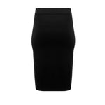 Scarlett Leather Skirt - Jet Black