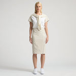 Scarlett Leather Skirt - Milk