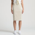 Scarlett Leather Skirt - Milk