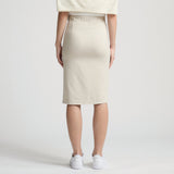 Scarlett Leather Skirt - Milk