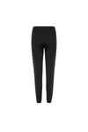 Frankie Leather Jogger Pant - Jet Black