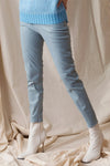 Lexi Stretch Leather Legging - Sky