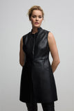 Eloise Three Quarter Vest - Jet Black