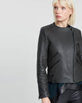 Fulton Leather Jacket - Slate