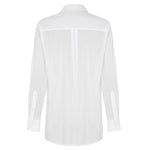 Cascading Meadow Silk Shirt - Chalk White