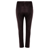 Dianne Leather Pant - Chocolate