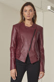 Maddox Bomber-style Jacket, with angled zip front
